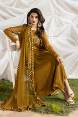 3-PC Embroidered Chiffon Suit CMA-5-046A