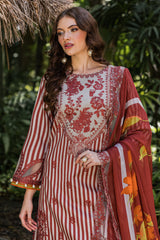 3-PC Unstitched Embroidered Lawn Collection CN5-04