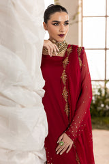 3-PC Embroidered Chiffon Suit CMA-5-047A