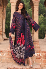 3-PC Embroidered Lawn Shirt with Embroidered Chiffon Dupatta and Trouser DSCC4-21