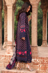 3-PC Embroidered Lawn Shirt with Embroidered Chiffon Dupatta and Trouser DSCC4-21