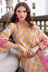 3-PC Unstitched Embroidered Lawn Collection AG5-07