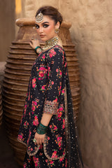 3-PC Embroidered Raw-Silk Suit CMA-5-029A