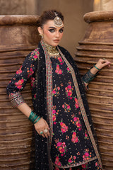 3-PC Embroidered Raw-Silk Suit CMA-5-029A