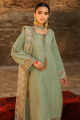 3-PC Embroidered Raw-Silk Suit CMA-5-01