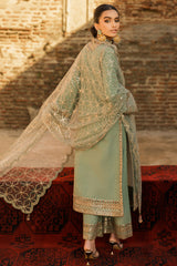 3-PC Embroidered Raw-Silk Suit CMA-5-01