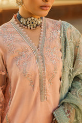 3-PC Embroidered Organza Suit CMA-5-037