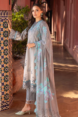 3-PC Unstitched Embroidered Lawn Collection SN5-01