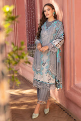 3-PC Unstitched Embroidered Lawn Collection SN5-01