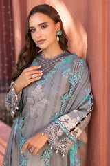 3-PC Unstitched Embroidered Lawn Collection SN5-01