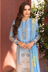 3-PC Unstitched Embroidered Lawn Collection SN5-04