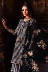 3-PC Embroidered Chiffon Suit CMA-5-133