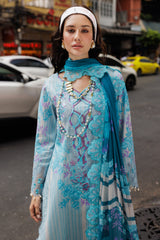 3-PC Unstitched Embroidered Lawn Collection CRB5-14
