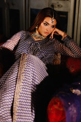 3-PC Embroidered Chiffon Suit CMA-5-135