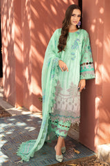 3-PC Unstitched Embroidered Lawn Collection SN5-05