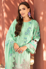 3-PC Unstitched Embroidered Lawn Collection SN5-05