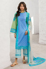 3-PC Unstitched Embroidered Printed Lawn Collection CRO5-05