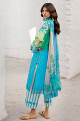3-PC Unstitched Embroidered Printed Lawn Collection CRO5-05