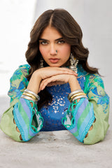 3-PC Unstitched Embroidered Printed Lawn Collection CRO5-05