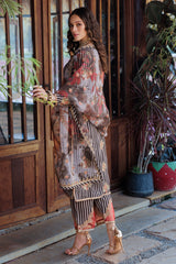 3-PC Embroidered Raw-Silk Suit CMA-5-121