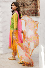 3-PC Unstitched Embroidered Printed Lawn Collection CRO5-04
