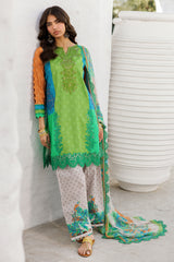 3-PC Unstitched Embroidered Printed Lawn Collection CRO5-03