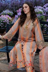 3-PC Embroidered Raw-Silk Suit CMA-5-124