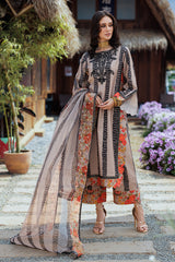 3-PC Embroidered Raw-Silk Suit CMA-5-123