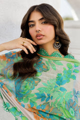 3-PC Unstitched Embroidered Printed Lawn Collection CRO5-03
