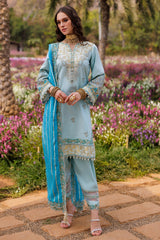 3-PC  Embroidered Lawn Collection Suit CZ5-02