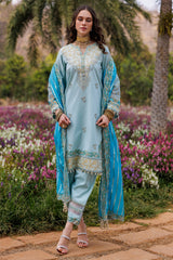 3-PC  Embroidered Lawn Collection Suit CZ5-02