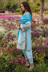 3-PC Unstitched Embroidered Lawn Collection CZ5-02