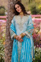 3-PC  Embroidered Lawn Collection Suit CZ5-02