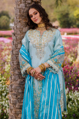 3-PC Unstitched Embroidered Lawn Collection CZ5-02