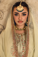 3-PC Embroidered Raw-Silk Suit CMA-4-087 PISSTA