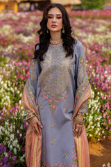 3-PC  Embroidered Lawn Collection Suit CZ5-05