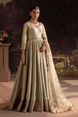 3-PC Stitched Embroidered Raw silk CMA-6-455
