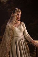 3-PC Stitched Embroidered Raw silk CMA-6-455