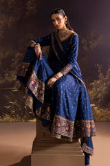 3-PC Embroidered  Silk CMA-6-501
