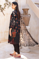 3-PC Unstitched Embroidered Lawn with Embroidred Chiffon Dupatta CCH4-04