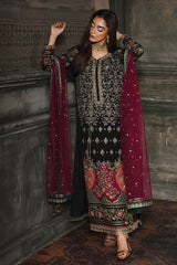 4-PC Charizma Unstitched Luxury Collection DJW5-08