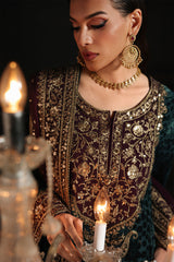 3-PC Unstitched Premium Velvet CVT5-09