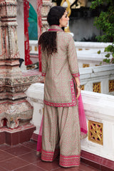 3-PC Embroidered Raw-Silk Suit CMA-6-172