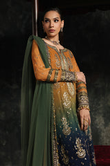 3 Pc Printed Dyed Chiffon CA26-02