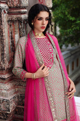 3-PC Embroidered Raw-Silk Suit CMA-6-172