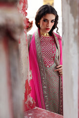 3-PC Embroidered Raw-Silk Suit CMA-6-172
