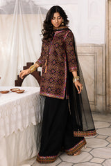 3-Pcs Embroidered Raw Silk CMA-6-327