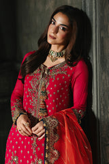 4-PC Charizma Unstitched Luxury Collection DJW5-13