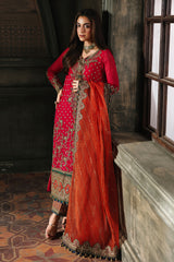 4-PC Charizma Unstitched Luxury Collection DJW5-13