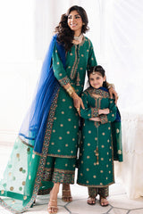 3-PC Embroidered Raw-Silk CKP-6-367